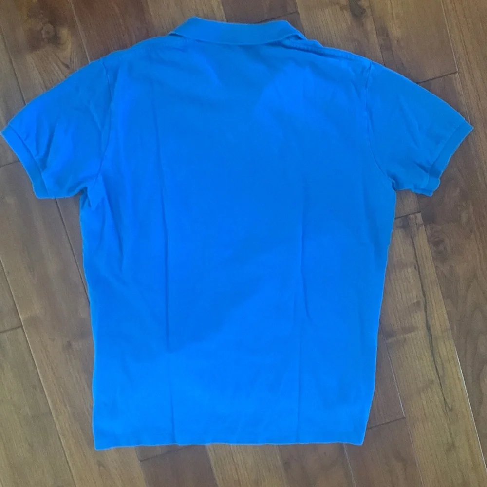 Ralph Lauren Polo Shirt Men's LARGE ROYAL BLUE Iconic Golf Short Sleeve Mesh